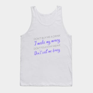 Don't Call Me Honey (Purple) - Kesha Cruise 2019 Tank Top